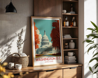 Washington D.C. Poster - WanderWall