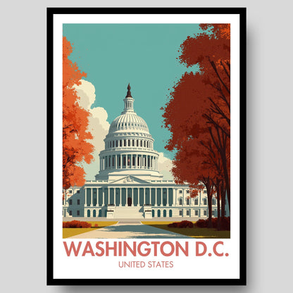 Washington D.C. Poster - WanderWall