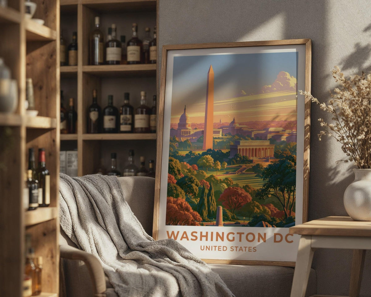 Washington DC Poster - WanderWall