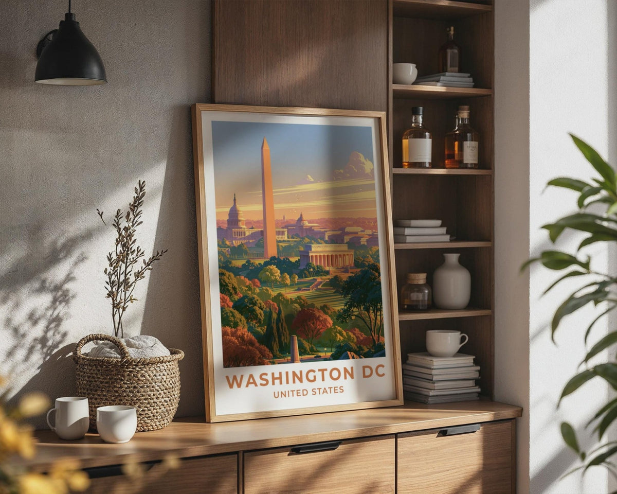 Washington DC Poster - WanderWall