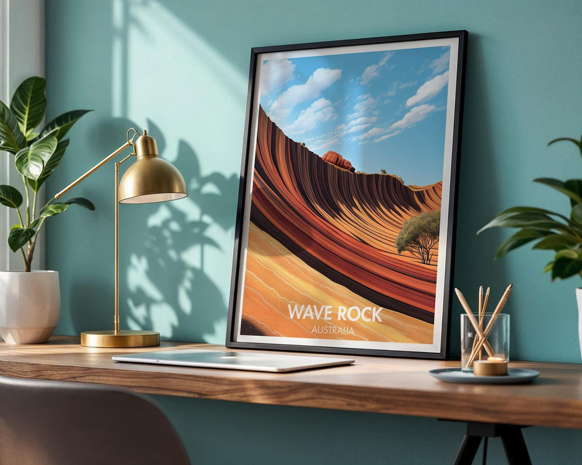 Wave Rock Poster - WanderWall