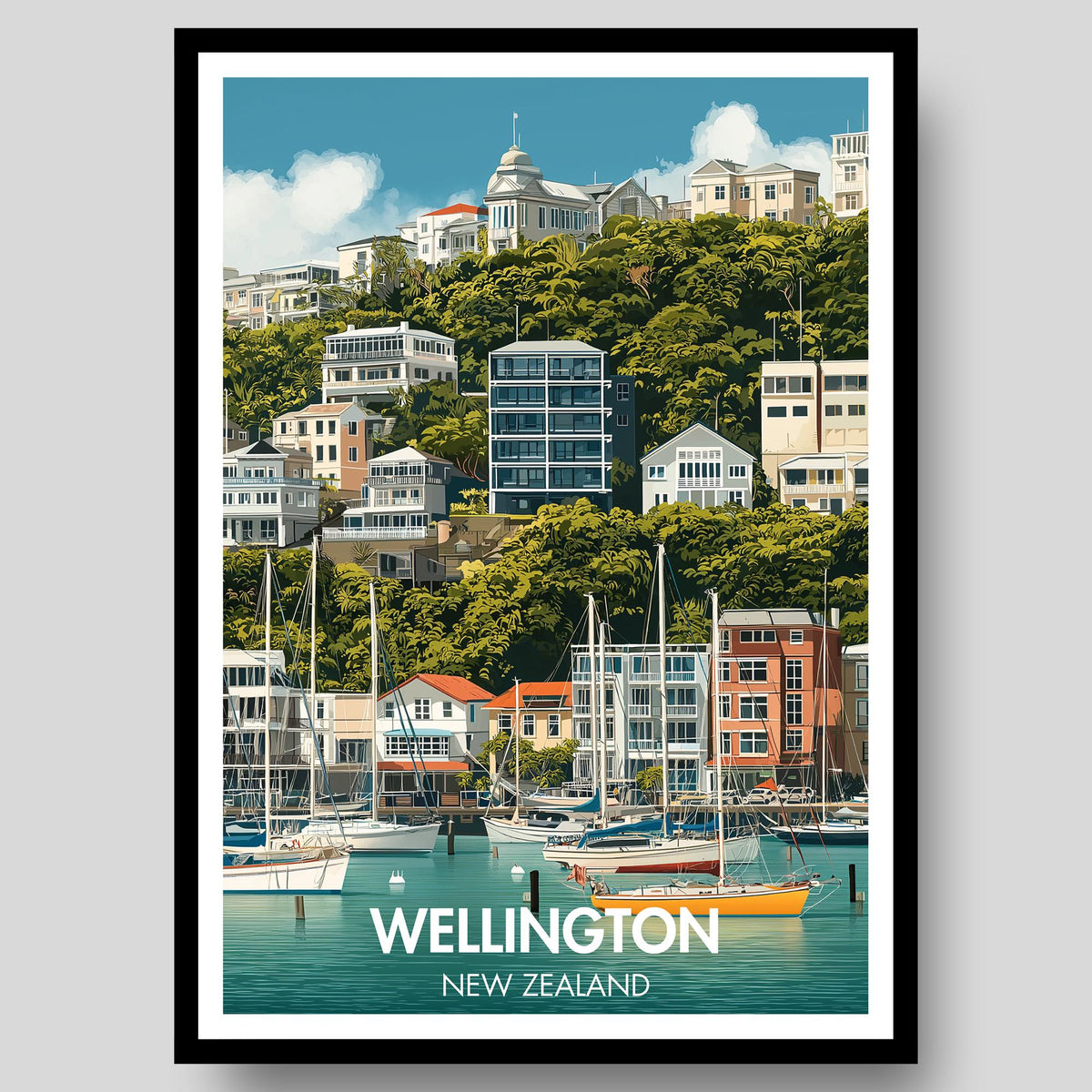 Wellington Poster - WanderWall