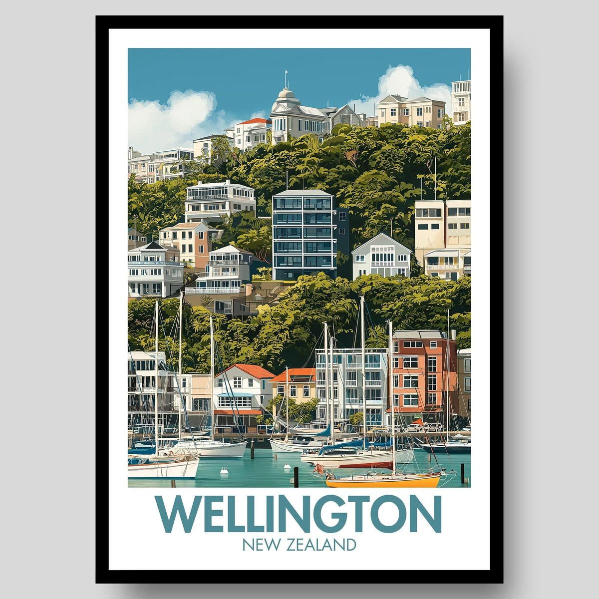 Wellington Poster - WanderWall