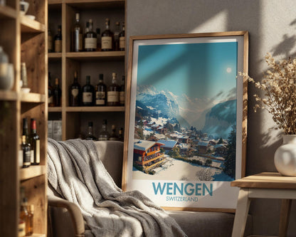 Wengen Poster - WanderWall