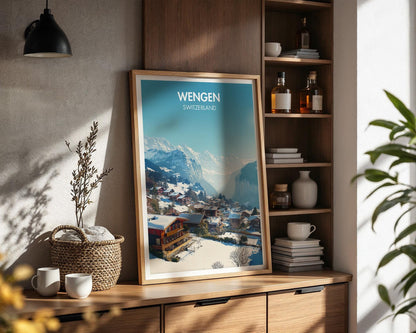 Wengen Poster - WanderWall