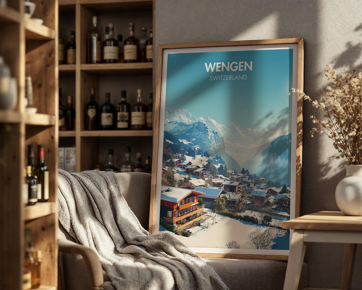 Wengen Poster - WanderWall