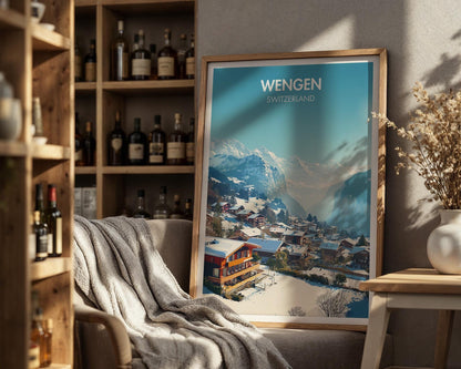 Wengen Poster - WanderWall