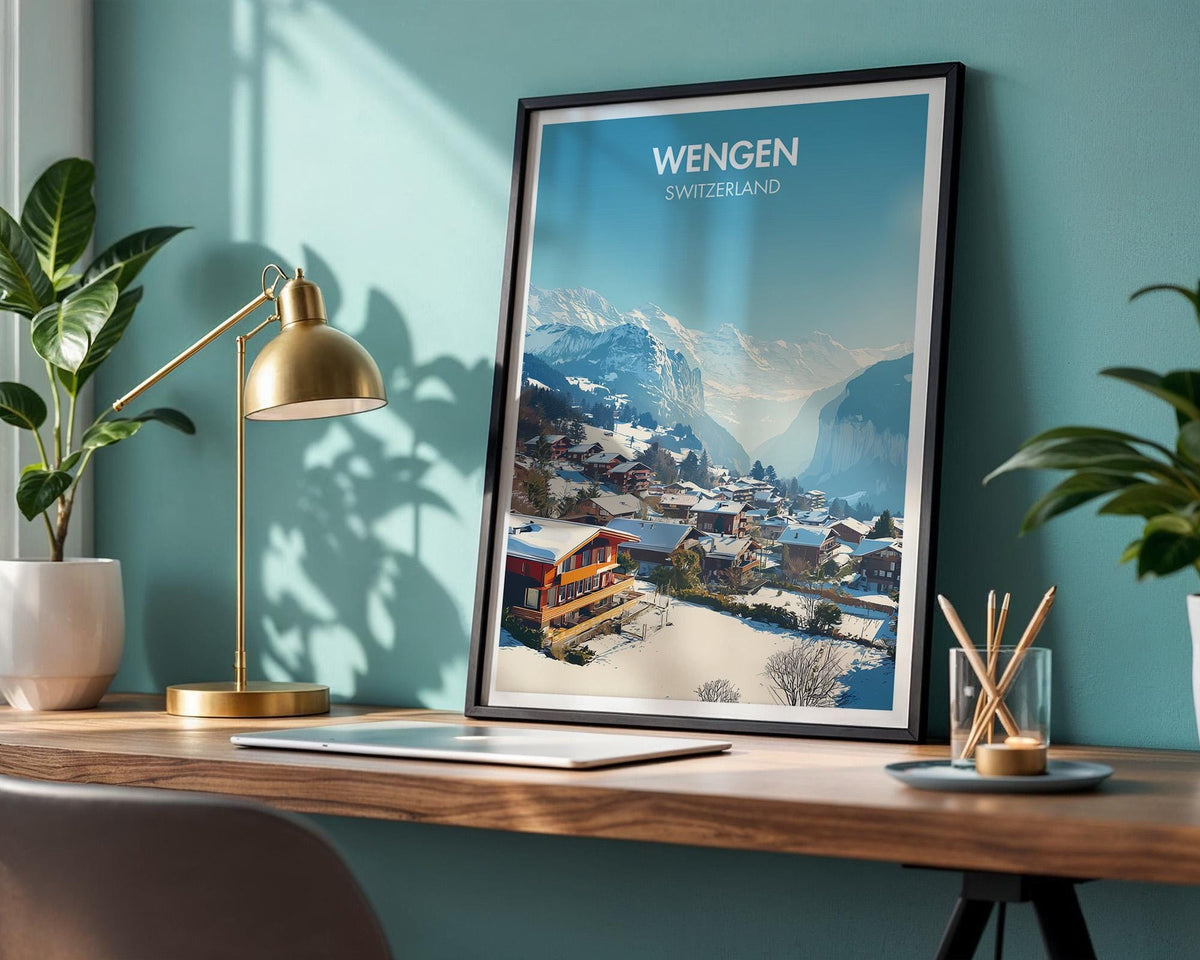 Wengen Poster - WanderWall