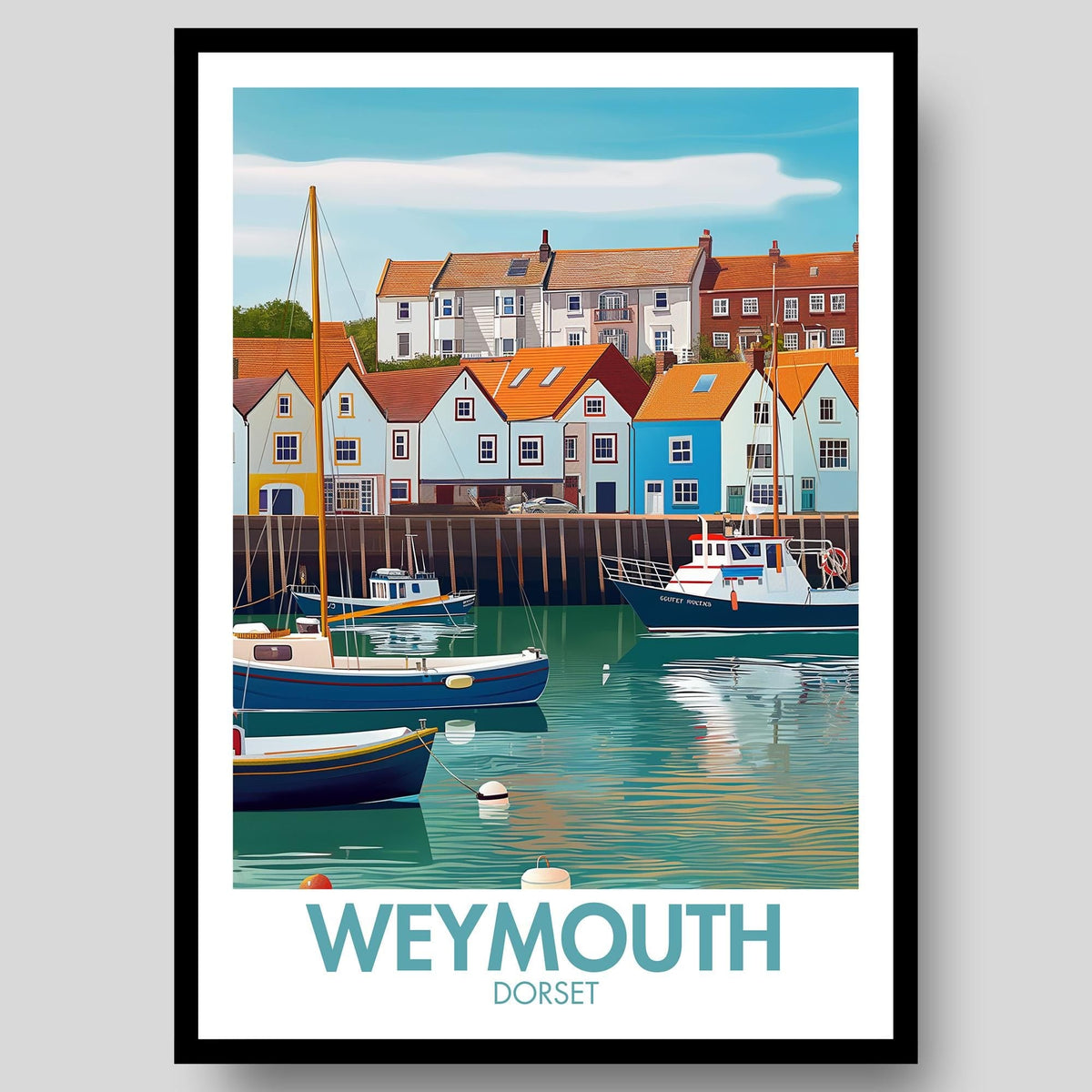 Weymouth Poster - WanderWall
