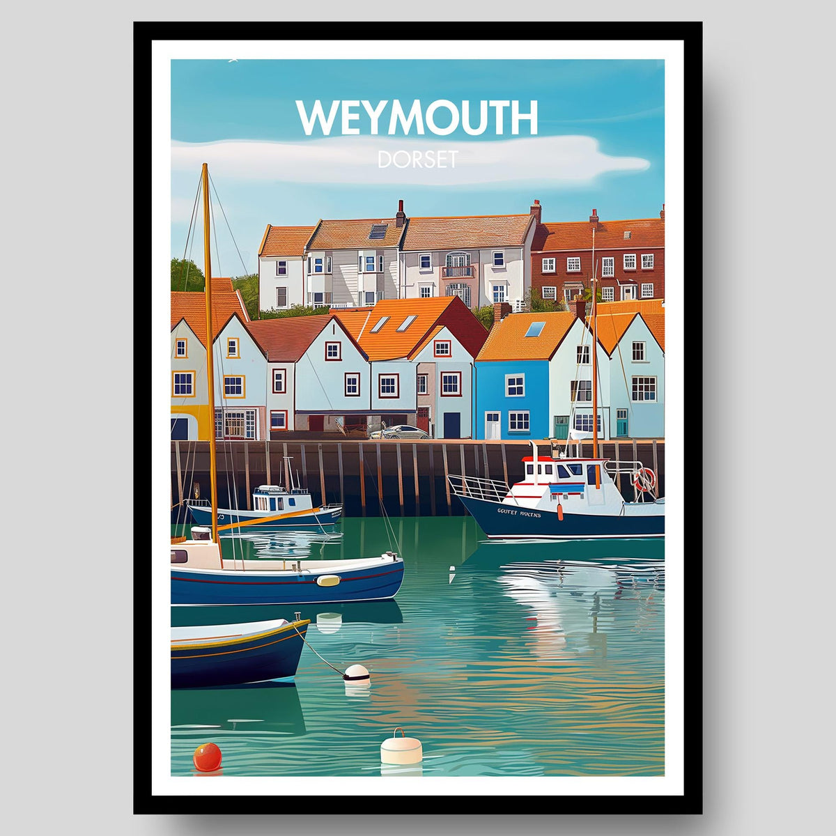 Weymouth Poster - WanderWall