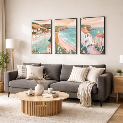 Whitby Set of 3 Posters | Whitby Gallery Wall Art - WanderWall