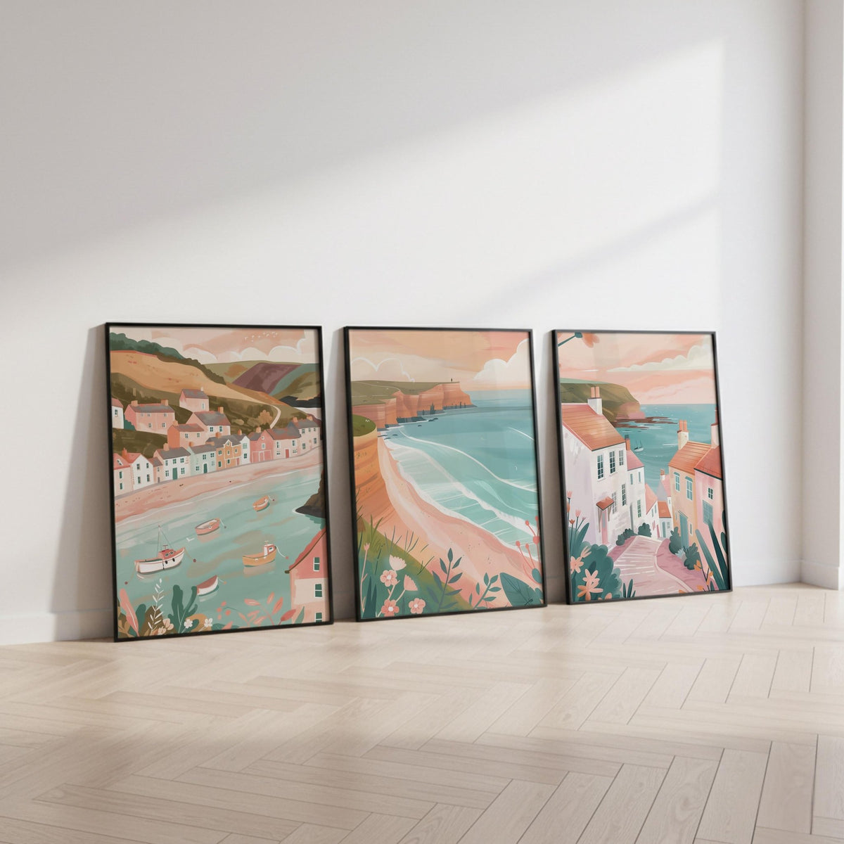 Whitby Set of 3 Posters | Whitby Gallery Wall Art - WanderWall