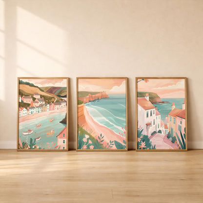 Whitby Set of 3 Posters | Whitby Gallery Wall Art - WanderWall