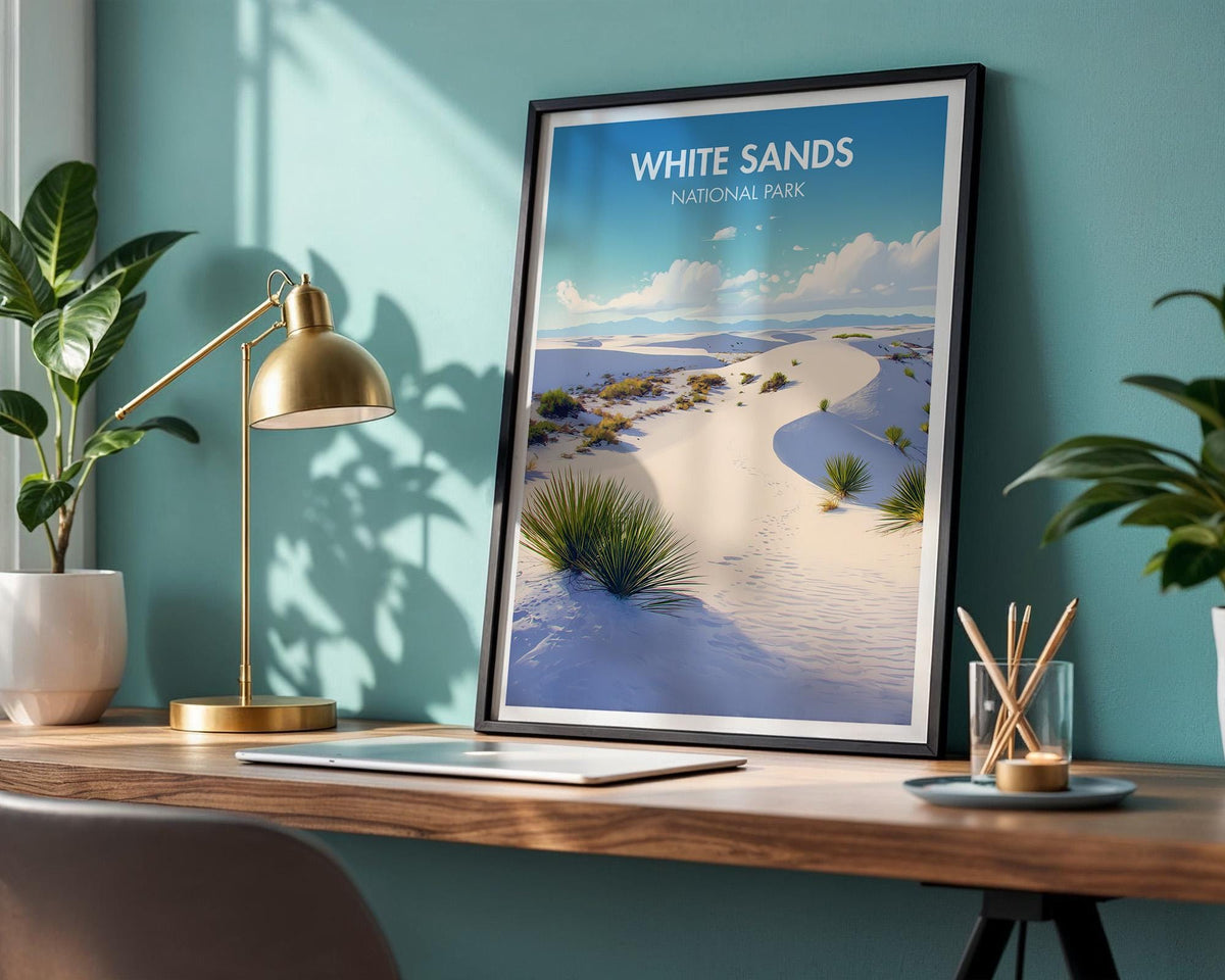 White Sands National Park Poster - WanderWall