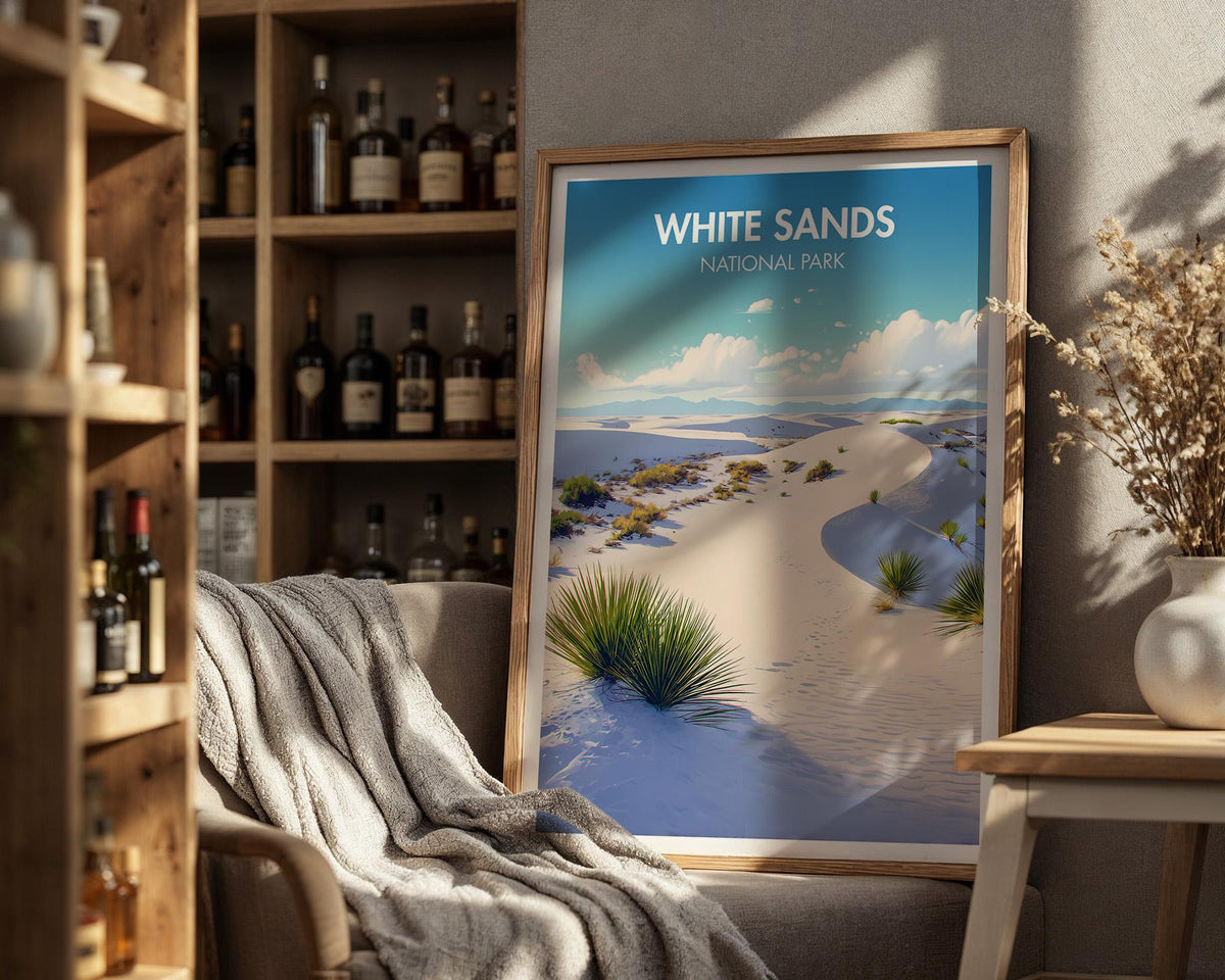 White Sands National Park Poster - WanderWall