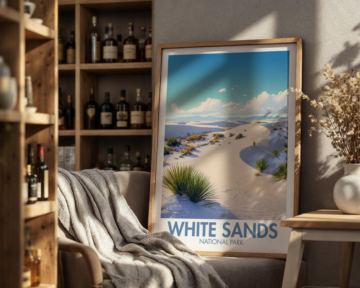 White Sands National Park Poster - WanderWall