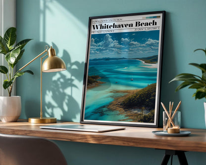 Whitehaven Beach Poster - WanderWall