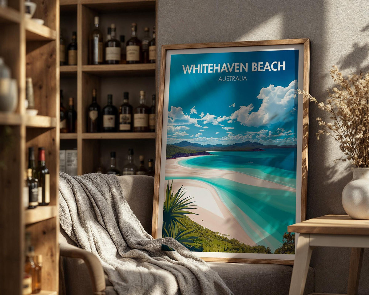 Whitehaven Beach Poster - WanderWall