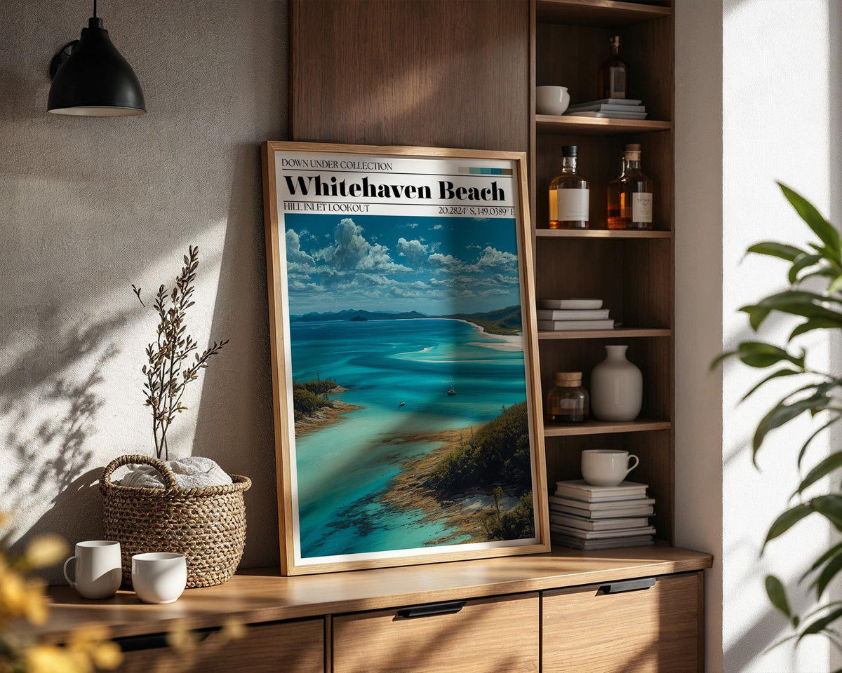 Whitehaven Beach Poster - WanderWall