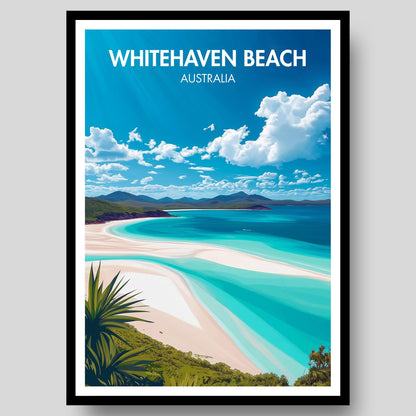 Whitehaven Beach Poster - WanderWall