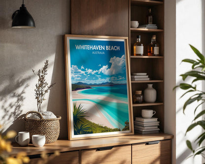 Whitehaven Beach Poster - WanderWall