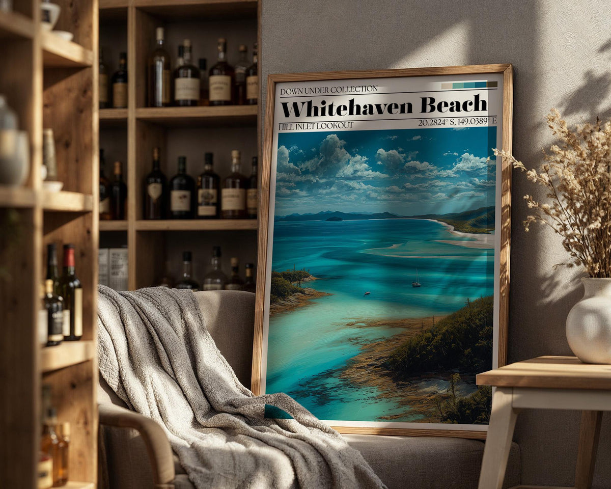 Whitehaven Beach Poster - WanderWall
