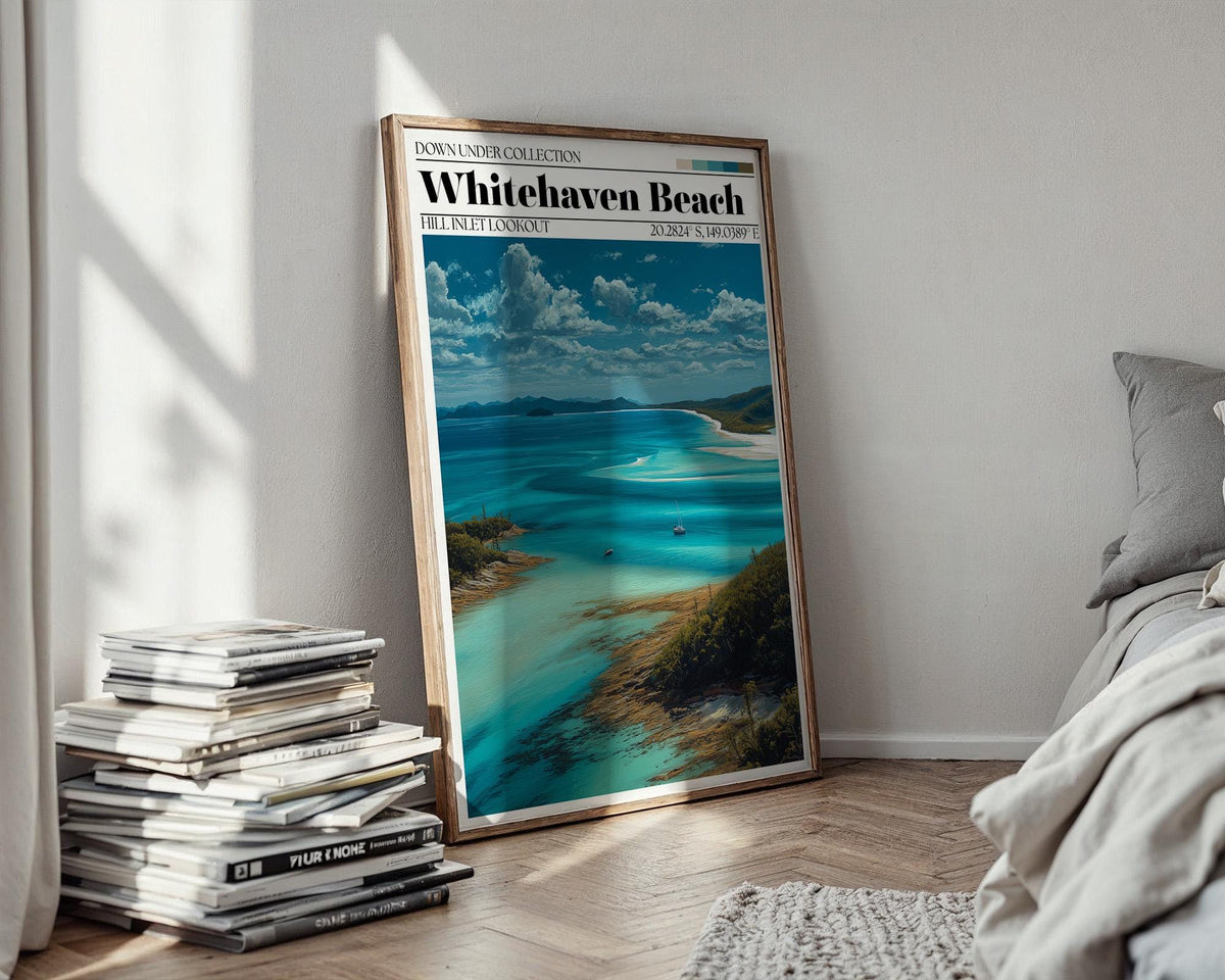 Whitehaven Beach Poster - WanderWall