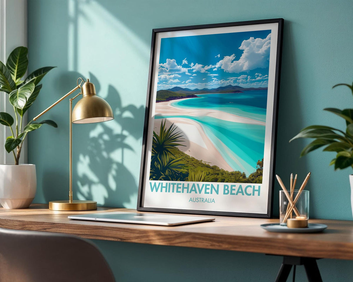 Whitehaven Beach Poster - WanderWall