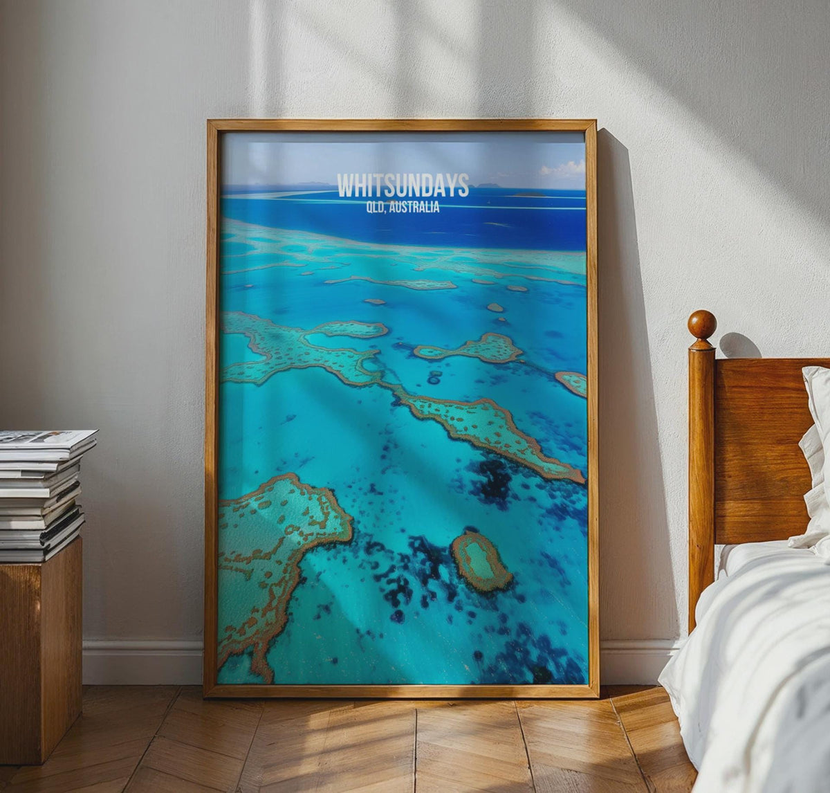 Whitsundays Aerial View Poster Queensland Australia Wall Art - WanderWall