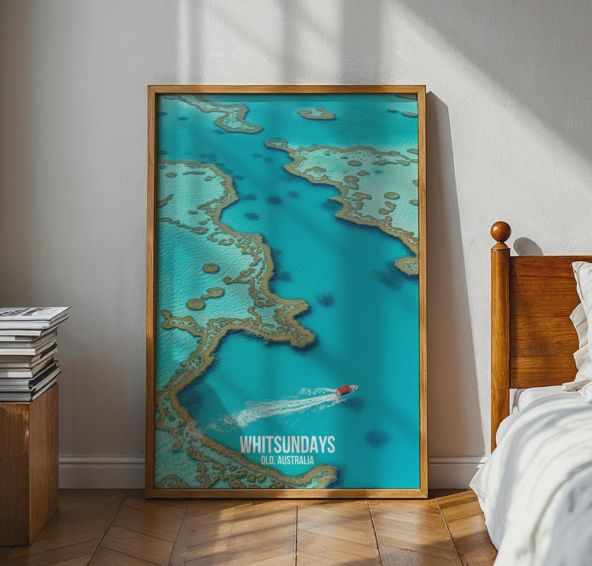 Whitsundays Australia Print Coastal Wall Art Scenic View - WanderWall