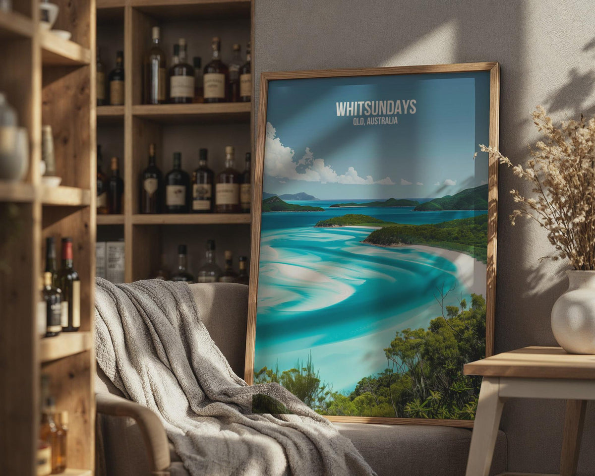 Whitsundays QLD Australia Poster Landscape Print - WanderWall