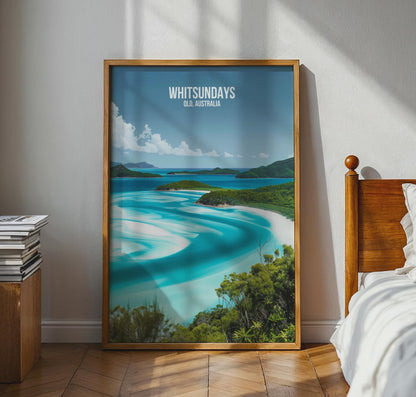 Whitsundays QLD Australia Poster Landscape Print - WanderWall