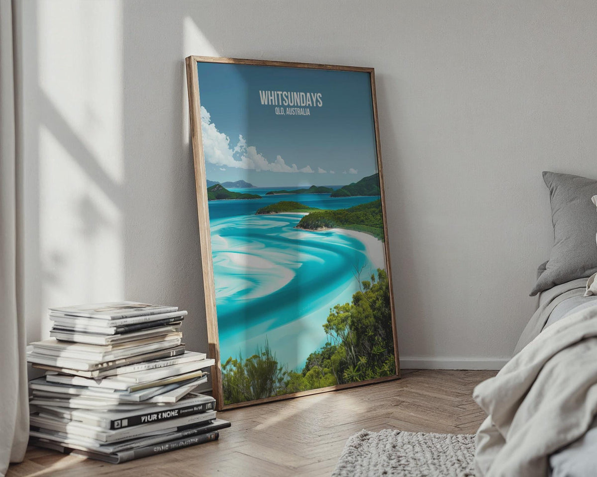 Whitsundays QLD Australia Poster Landscape Print - WanderWall