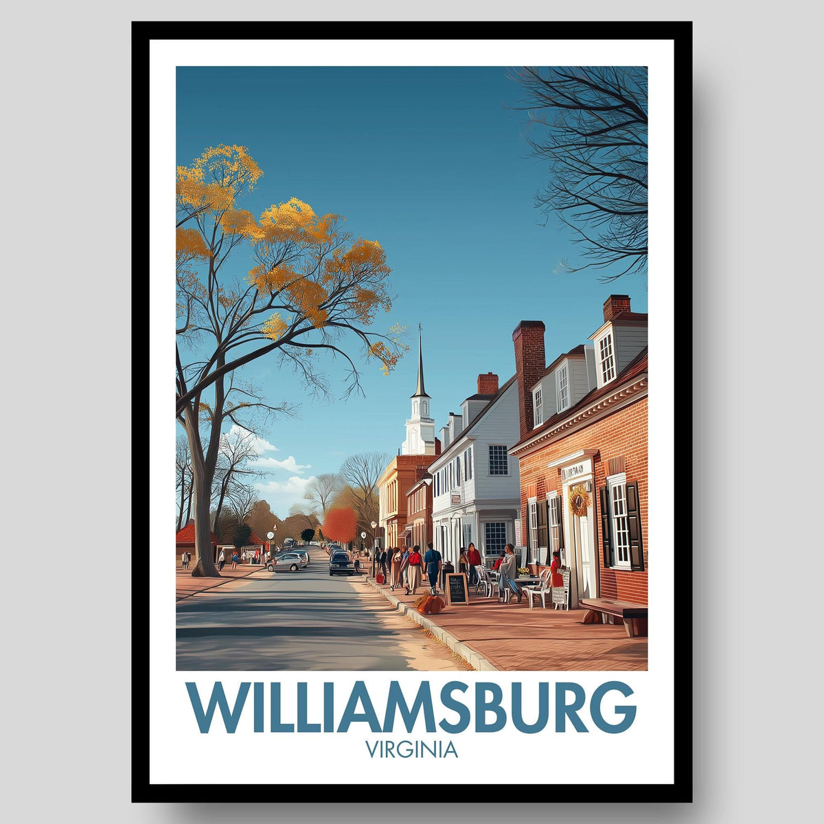 Williamsburg Poster - WanderWall