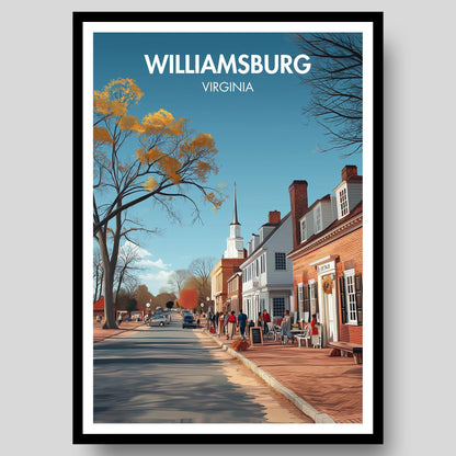 Williamsburg Poster - WanderWall
