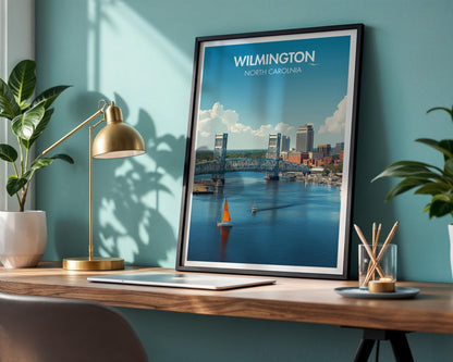 Wilmington North Carolina Poster - WanderWall
