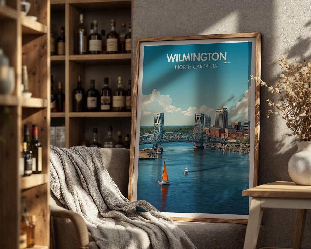 Wilmington North Carolina Poster - WanderWall