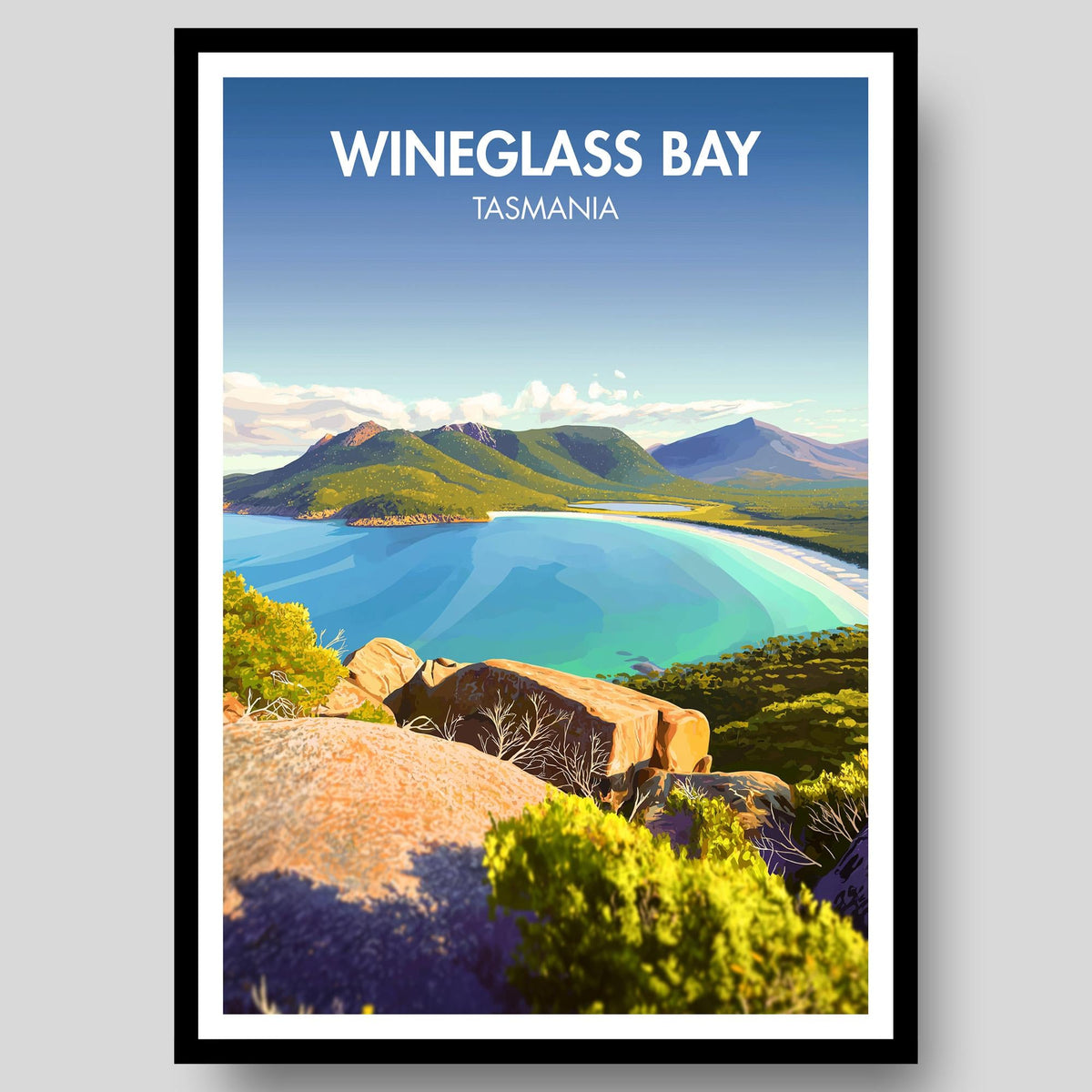 Wineglass Bay Poster - WanderWall