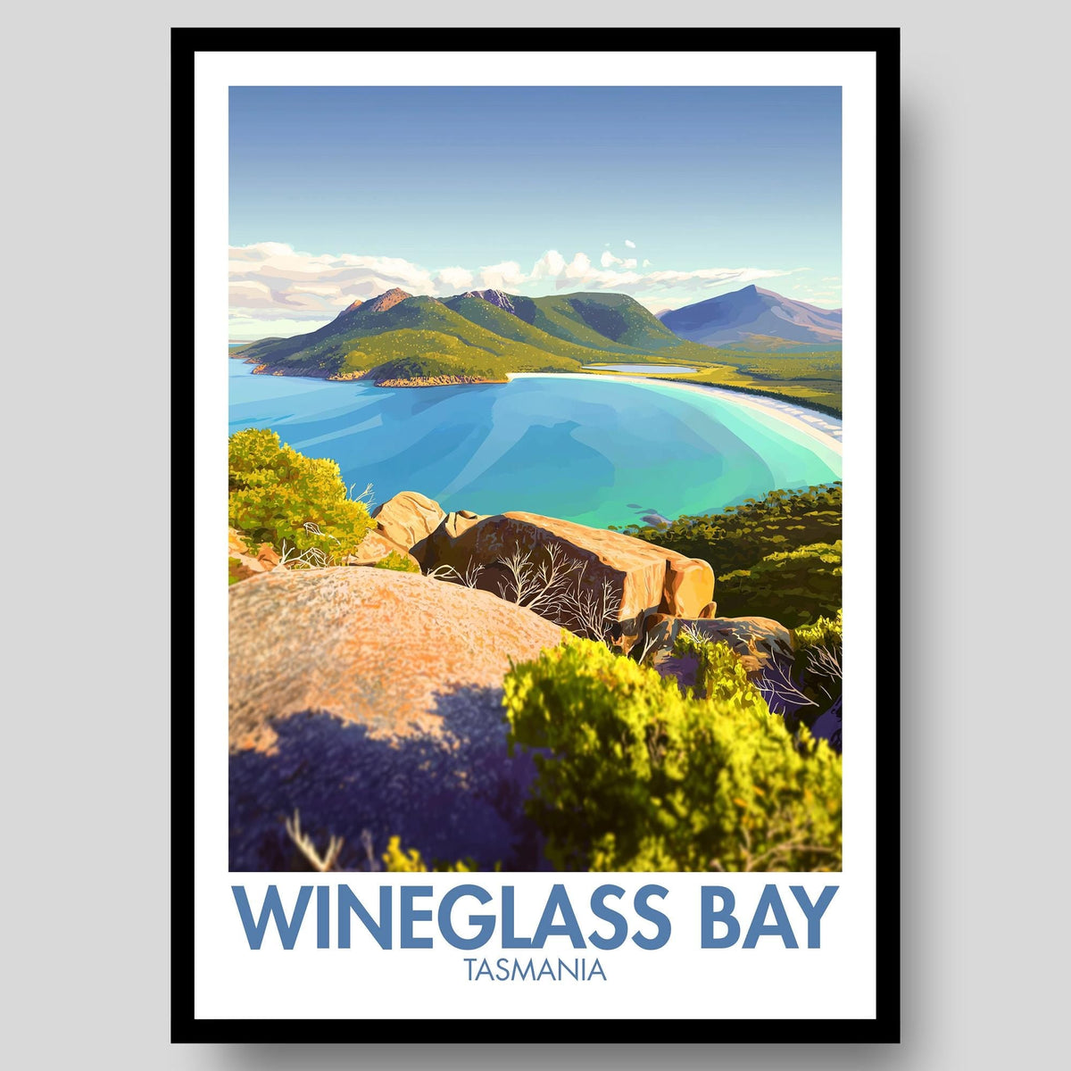 Wineglass Bay Poster - WanderWall