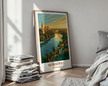 Winnipeg Manitoba Travel Poster - WanderWall