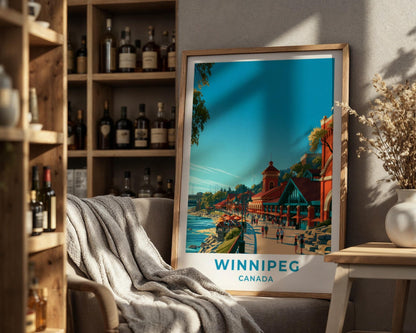 Winnipeg Manitoba Travel Poster - WanderWall