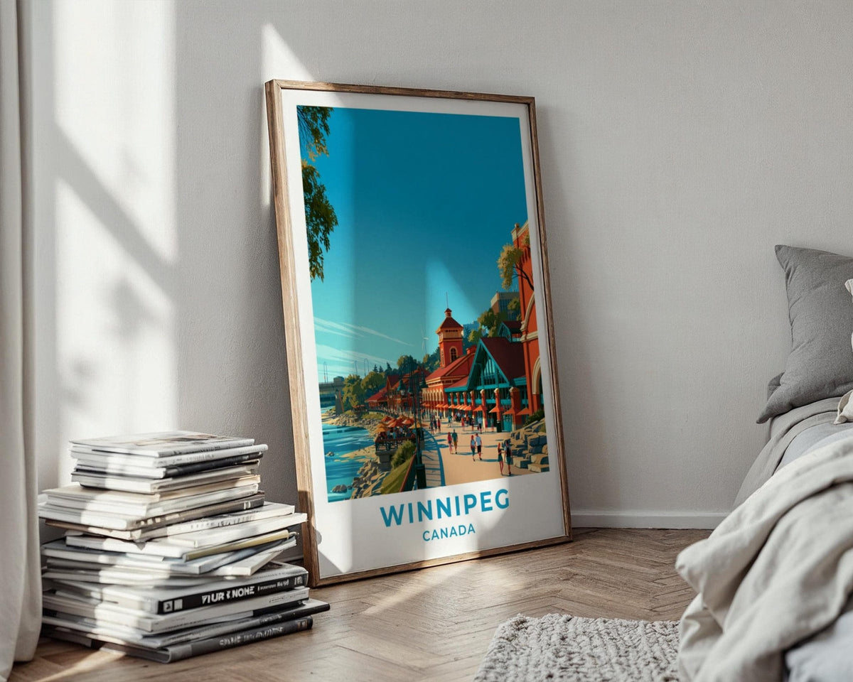 Winnipeg Manitoba Travel Poster - WanderWall