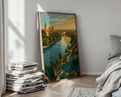 Winnipeg Manitoba Travel Poster - WanderWall