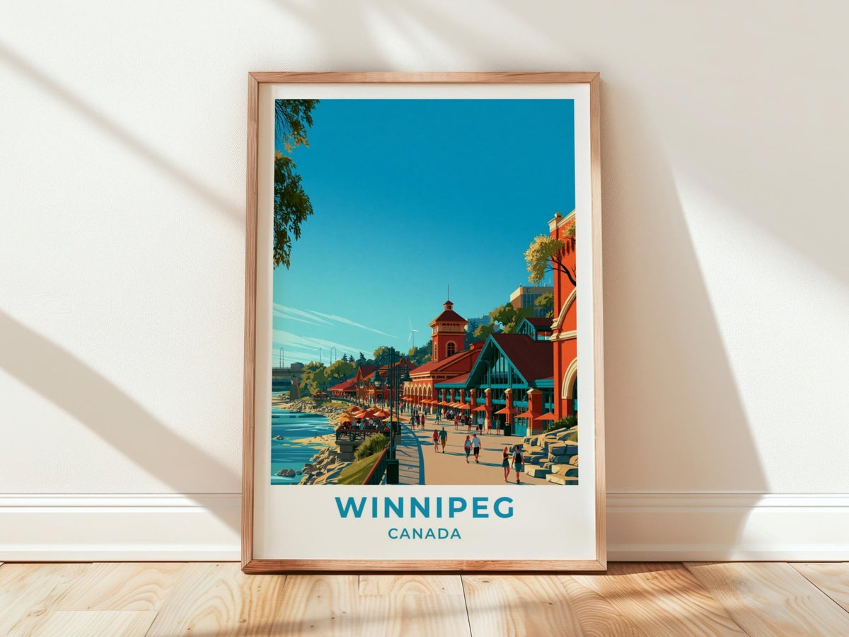 Winnipeg Manitoba Travel Poster - WanderWall