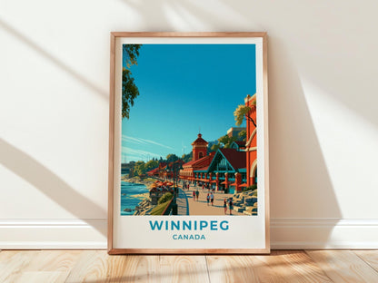 Winnipeg Manitoba Travel Poster - WanderWall