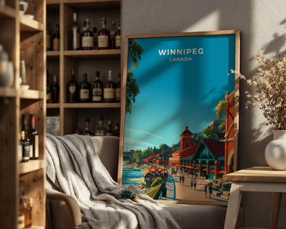 Winnipeg Manitoba Travel Poster - WanderWall