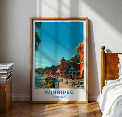 Winnipeg Manitoba Travel Poster - WanderWall