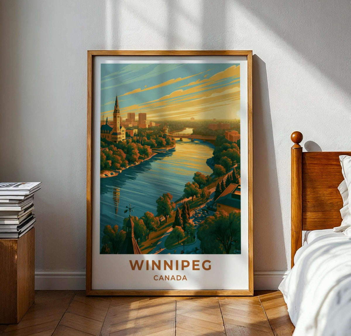 Winnipeg Manitoba Travel Poster - WanderWall