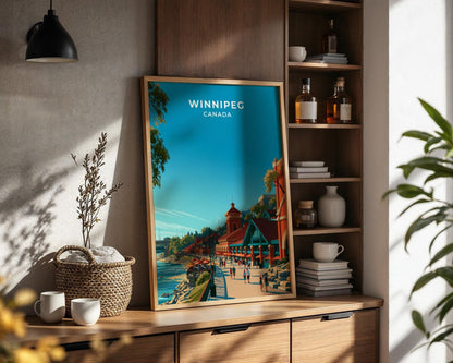 Winnipeg Manitoba Travel Poster - WanderWall