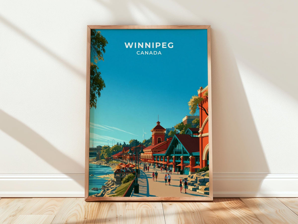 Winnipeg Manitoba Travel Poster - WanderWall